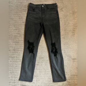 Hollister Jeans - Black, Distressed